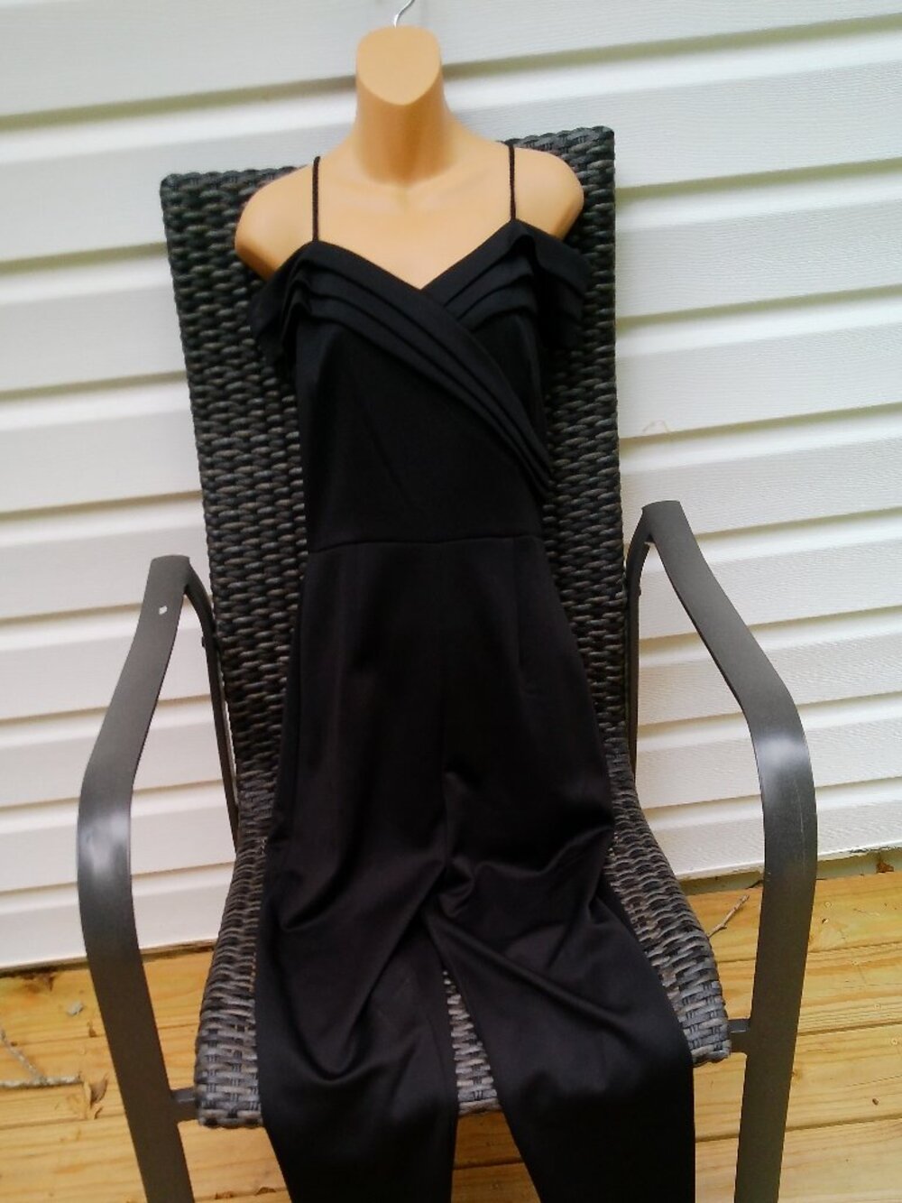 ALEXA B NITES SIZE 6 BLACK FORMAL JUMPSUIT GOOD CONDITION